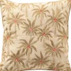 Sierkussen Westray 45x45 cm beige met palmbomen