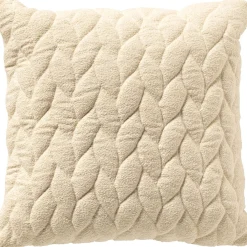 Sierkussen Westray 45x45 cm wit met lusstructuur