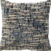 Sierkussen Westray 45x45 cm wit met blauw