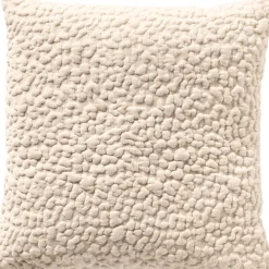 Sierkussen Westray 45x45 cm wit met textuurnoppen