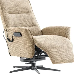 Sta-op stoel Hezia elektrisch medium bruin