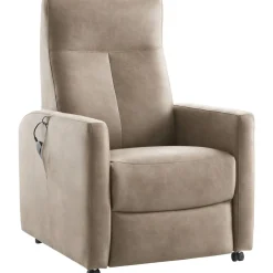 Sta-op stoel Novie elektrisch small microleder taupe