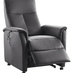 Sta-op stoel Waver elektrisch small zwart leer