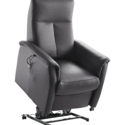 Sta-op stoel Waver elektrisch large zwart leer