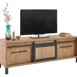 TV-meubel Alva 179 cm orange teak