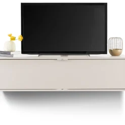 Tv-meubel Betera zwevend 140 cm beige
