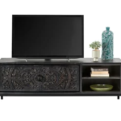 TV-meubel Montclair zwart 160 cm