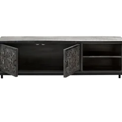 TV-meubel Montclair zwart 160 cm