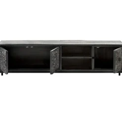 TV-meubel Montclair zwart 190 cm