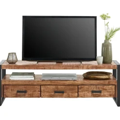 TV-meubel Newhaven mangohout 150 cm
