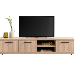 Tv-meubel Selinia 197 cm bruin