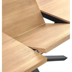 Uitschuifbare eettafel Caltana 200/260 cm mango Deens ovaal