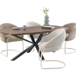 Uitschuifbare eettafel Caltana 200/260 cm Deens ovaal