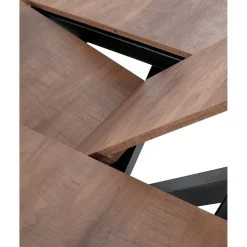 Uitschuifbare eettafel Caltana 130/170 cm donkerbruin