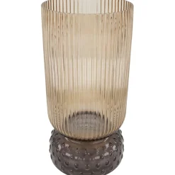 Vaas Badula medium transparant bruin