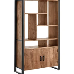 Vakkenkast Newhaven mangohout 180x110x43 cm