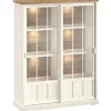 Vitrinekast Eldora 188x143x50 cm met verlichting