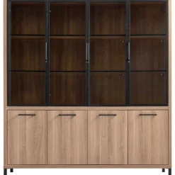 Vitrinekast Selinia 200x183x45 cm