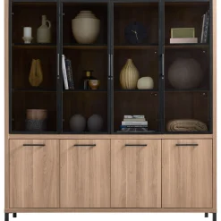 Vitrinekast Selinia 200x183x45 cm