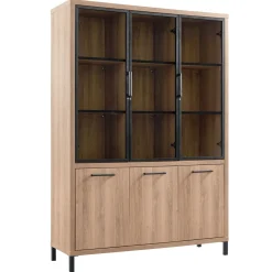 Vitrinekast Selinia 200x140x45 cm