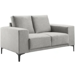 2-zitsbank Clanton grijs premium comfort